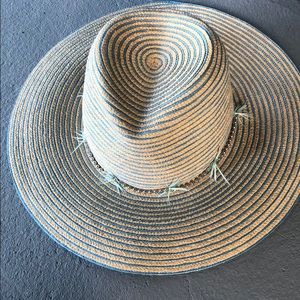 GIGI BURRIS JEANNE MILLINERY STRAW STRIPED HAT